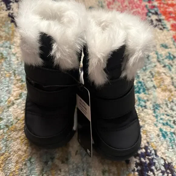 NWT Sorel Toddler Snow Boots Preppy Furry Stylin' - Picture 2 of 4